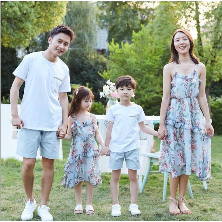 親子ペアアロハシャツ レディースワンピース ビーチワンピー メンズ 親子コーデ ｔシャツ パンツ２点セット親子 ペアルック 親子お揃いリゾート ワンピース 3341 通販屋 通販 Yahoo ショッピング