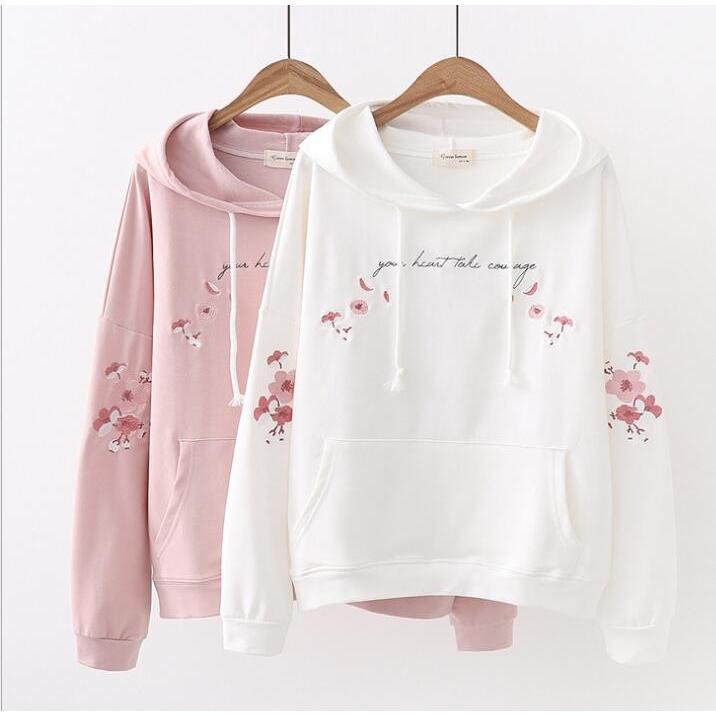 可愛いパーカーレディース花刺繍カールズプルオーバー 二点送料無料きれいめフード付き トップスエスニック風 上着 カジュアル森ガール風 3455 通販屋 通販 Yahoo ショッピング