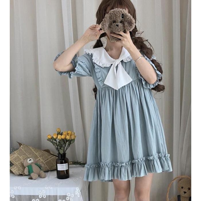 少女ワンピース ガールズワンピース ２色レディース洋服 ロリータ可愛いワンピース 可愛い半袖ワンピース 夏ワンピー2枚送料無料 4646 通販屋 通販 Yahoo ショッピング