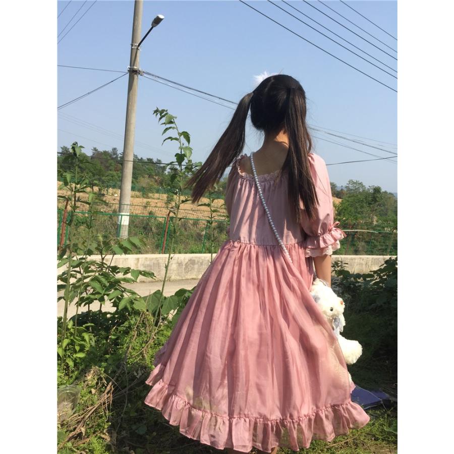 ワンピースレディースロリータワンピー 半袖ワンピース ２色 チュール可愛いセーラー服 森ガール系夏日常ワンピース2枚送料無料 4656 通販屋 通販 Yahoo ショッピング