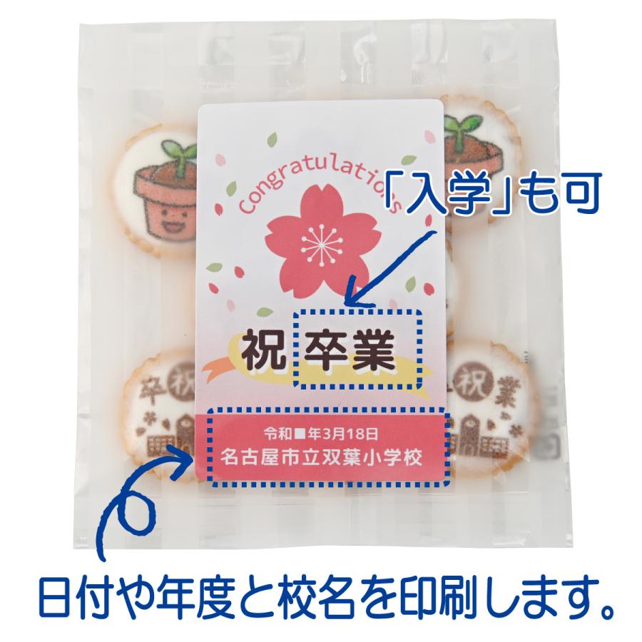 【学校用】アイシングクラッカー8枚入（卒業記念） |  | 01