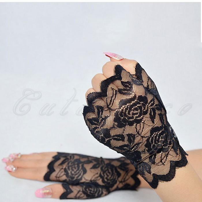 短納期 uv手袋 レディース ショート UVカット 春夏秋 指なし 薄手