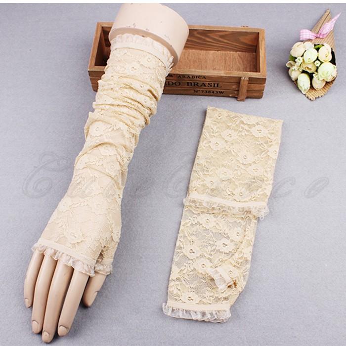 アームカバー レース Uv手袋 ロング レディース 指なし Uvカット 冷感 夏用 薄手 紫外線対策 日焼け止め 運転用 自動車 舞台 ダンス おしゃれ 送料無料 01tb192 Cutecooco 通販 Yahoo ショッピング