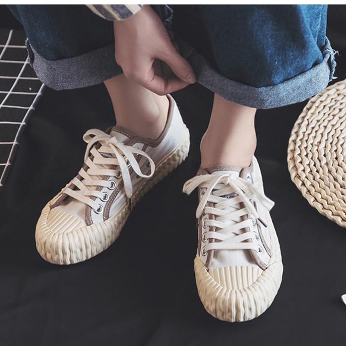 キャンバス スニーカー レディース カジュアル 疲れない 歩きやすい レースアップ きれいめ 可愛い 靴 フラットシューズ 春夏秋 おしゃれ 送料無料 02sh813 Cutecooco 通販 Yahoo ショッピング