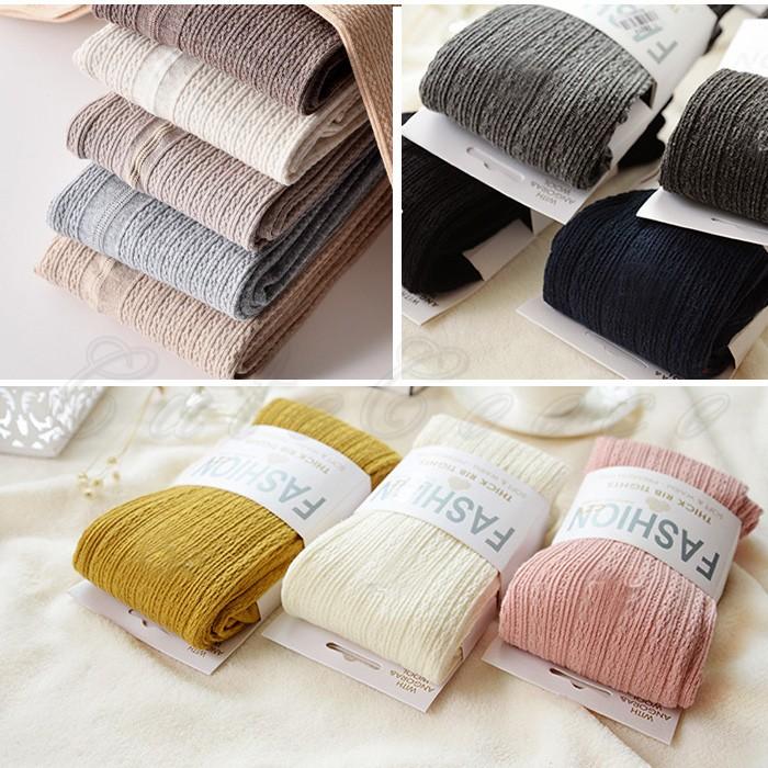 タイツ レディース 無地 ケーブルニット レギンス ストッキング 暖かい 厚手 スパッツ 美脚 春秋 防寒 暖かい きれいめ おしゃれ 送料無料 |  | 08