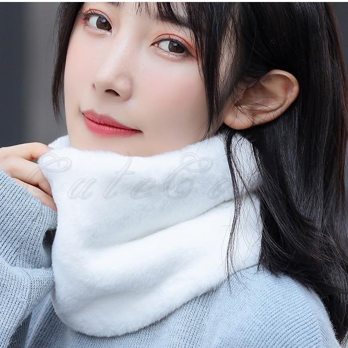 ネックウォーマー レディース スヌード ファーマフラー もこもこ ふわふわ スナップボタン 可愛い 学生 防寒 暖かい きれいめ おしゃれ 送料無料 C19s048 Cutecooco 通販 Yahoo ショッピング