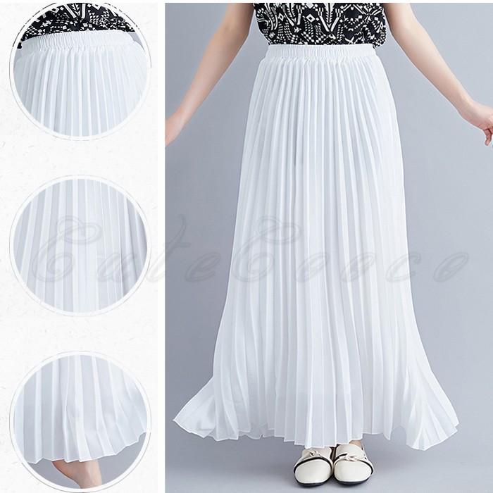 プリーツスカート レディース 無地 フレアスカート 長さ80cm 90cm 2