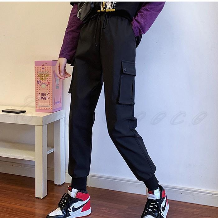 カーゴパンツ レディース 無地 ロング丈 ボトムス カジュアル かっこいい ズボン 着痩せ 春秋 快適 きれいめ オシャレ 送料無料 Cb0072 Cutecooco 通販 Yahoo ショッピング