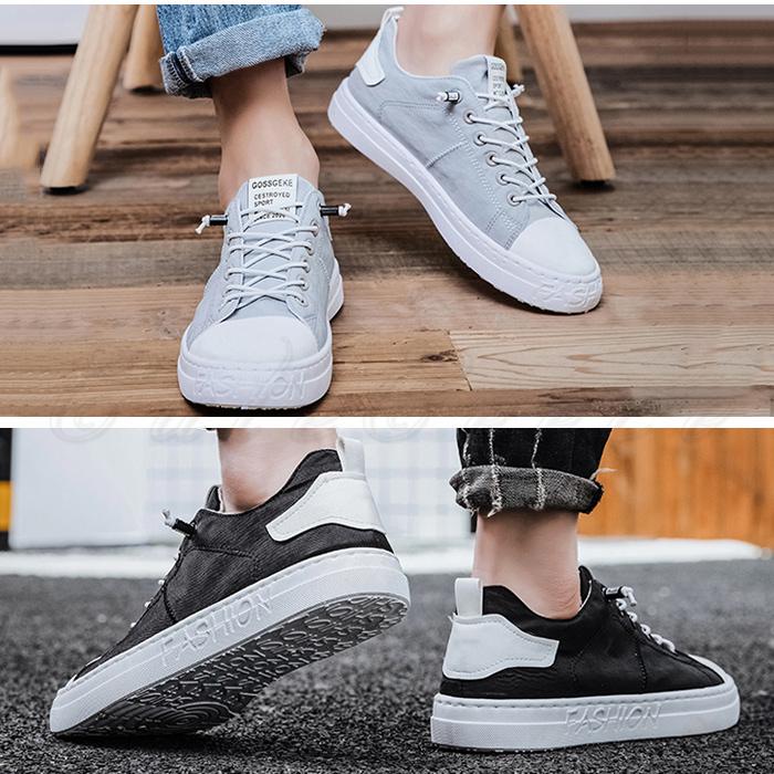 スニーカー メンズ フラットシューズ キャンバス ローカット 通気性 カジュアル 靴 疲れにくい 滑り止め 歩きやすい きれいめ おしゃれ 送料無料 Cgsh0062 Cutecooco 通販 Yahoo ショッピング