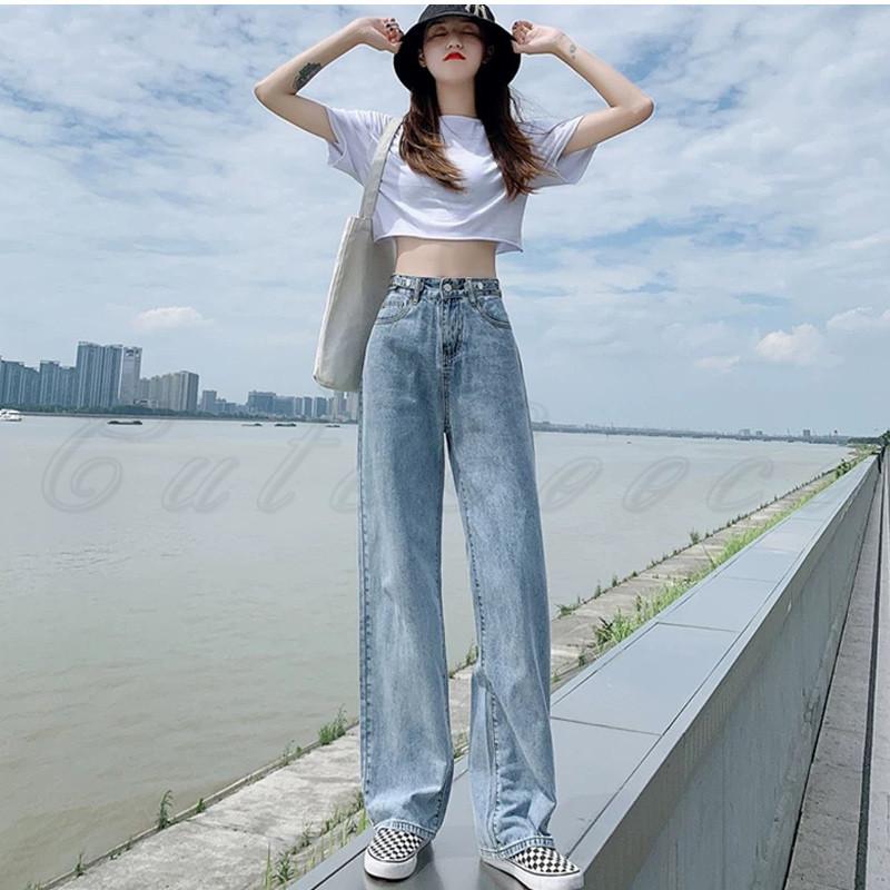 デニムパンツ レディース ワイドパンツ 長ズボン ガウチョパンツ  