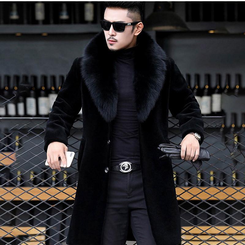 毛皮コート メンズ ファーコート ロング丈 ボリューム襟 ミンク風 ポケット付き トップス カジュアル 大きいサイズ 防寒 秋冬 21年秋新作 おしゃれ 送料無料 C21ga0111 Cutecooco 通販 Yahoo ショッピング