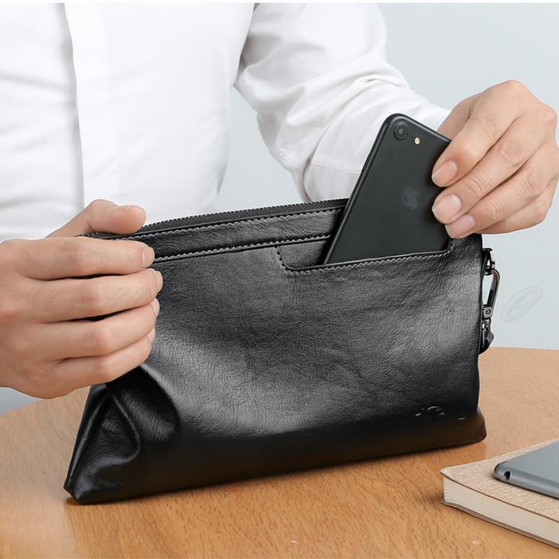 クラッチバッグ メンズ セカンドバッグ カバン ストラップ付き カード収納 PU革 鞄 手提げ コンパクト　多機能 軽量 通勤 カジュアル クラッチバッグ メンズ ハンドバッグ カバン 薄型 ストラップ付き