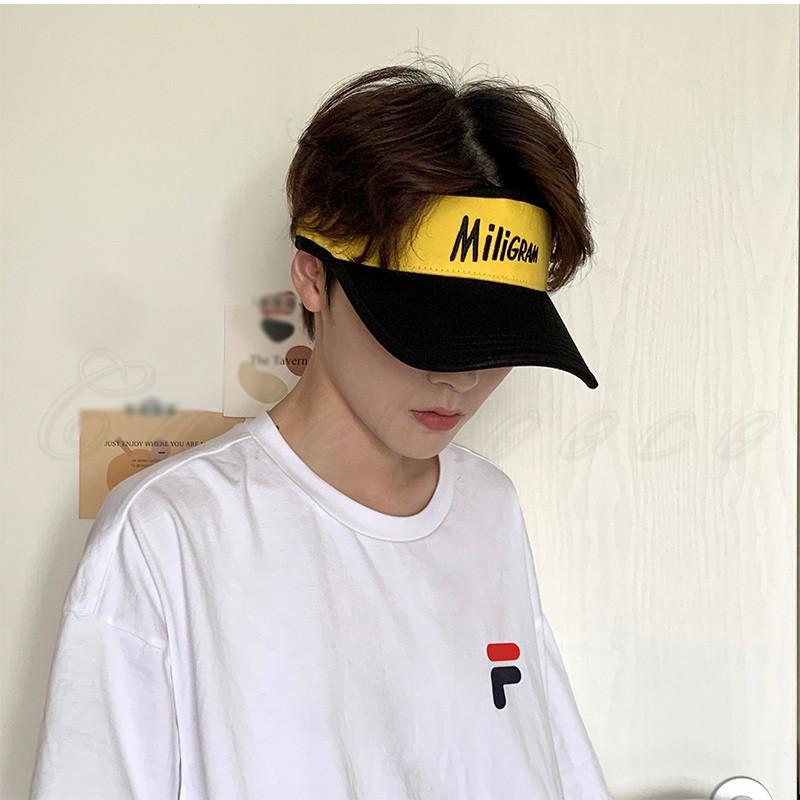 夏用帽子 メンズ サンバイザー キャップ ゴルフウェア つば広 英字プリント サイズ調節 日よけ 涼しい アウトドア 21年夏新作 きれいめ おしゃれ 送料無料 C21gha0007 Cutecooco 通販 Yahoo ショッピング