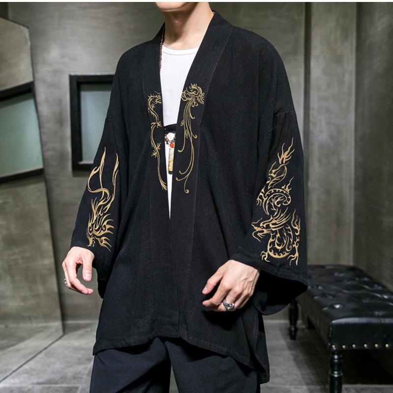 【ヴィンテージ】古着 羽織 着物カーディガン モード 総柄 和柄 黒 金 レトロ 楽天市場】倭物やカヤ公式店 [裏勝り着物羽織] 和柄 和モダン 和服