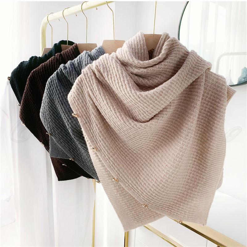 ショール レディース ボレロ マフラー 3ways 無地 肩掛け ボタン付き