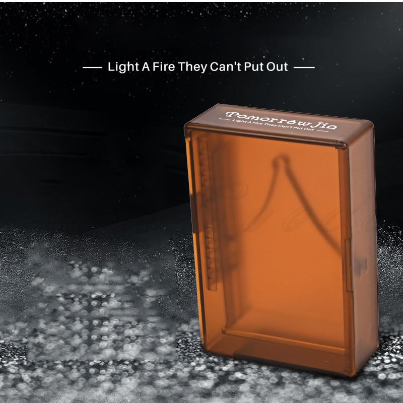 タバコケース メンズ シガレットケース アクリル製 自動式 煙草入れ