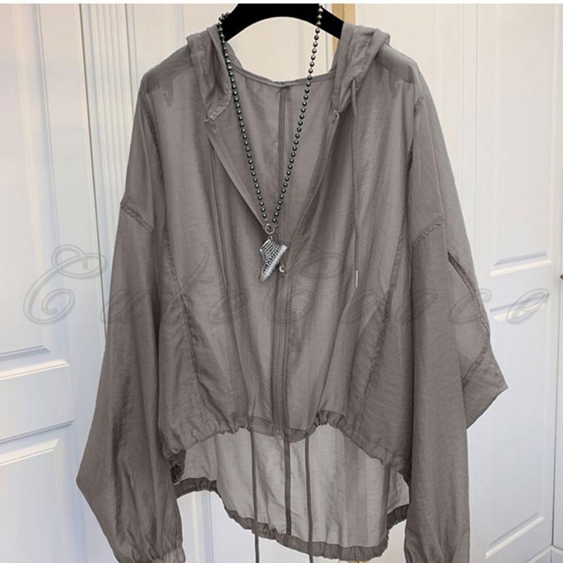 お中元-【一部即納】uvパーカー レディース 長袖• フード トップス