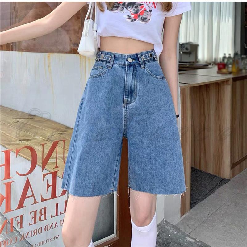 白　デニム　ハーフパンツ　KHAITE カイト　デニム　25 レディース デニムパンツ レディース ハーフパンツ ショートパンツ スポーツ 半