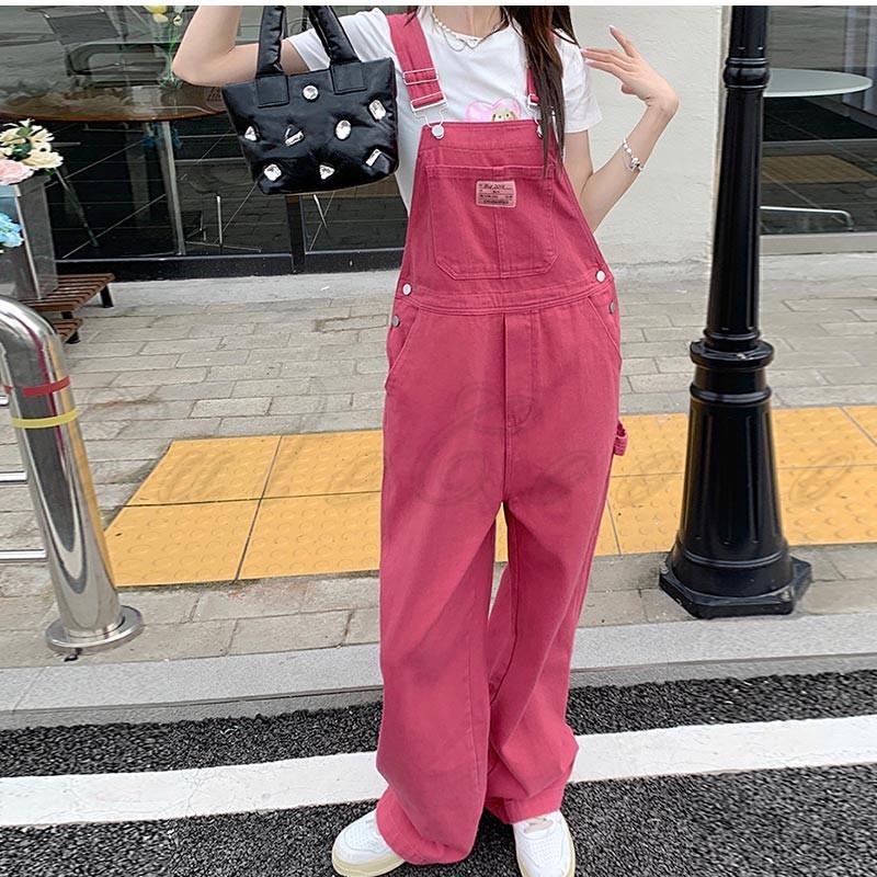 デニムサロペット レディース オールインワン オーバーオール