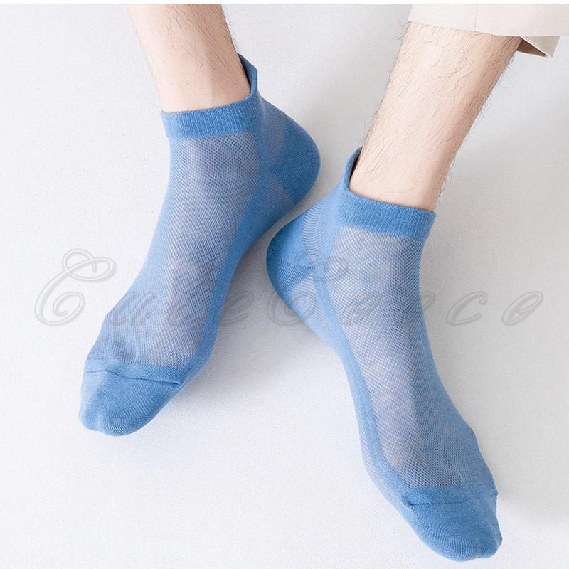 靴下 6足セット メンズ くるぶしソックス メッシュ 薄手 スニーカー