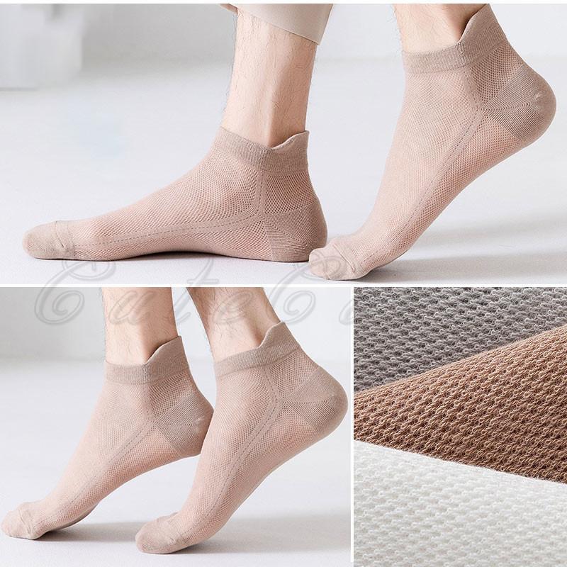 靴下 6足セット メンズ くるぶしソックス メッシュ 薄手 スニーカー