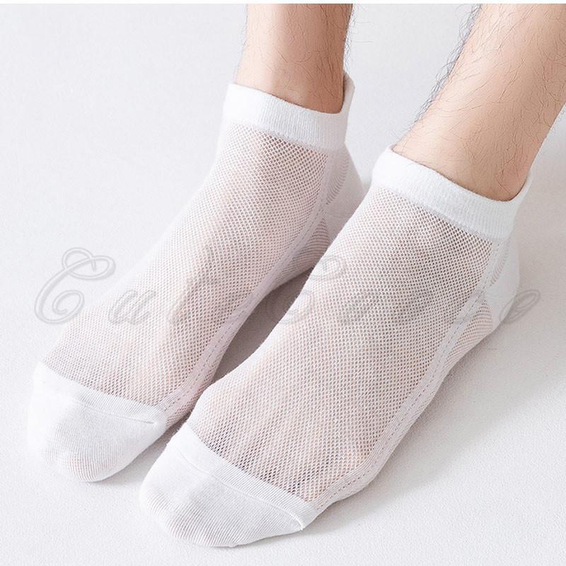 靴下 6足セット メンズ くるぶしソックス メッシュ 薄手 スニーカー