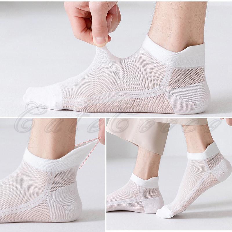 靴下 6足セット メンズ くるぶしソックス メッシュ 薄手 スニーカー