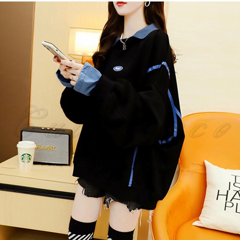 値下げ不可 stone トレーナー 襟付き XTFMT04J3 カラーブロック 襟付き トレーナー