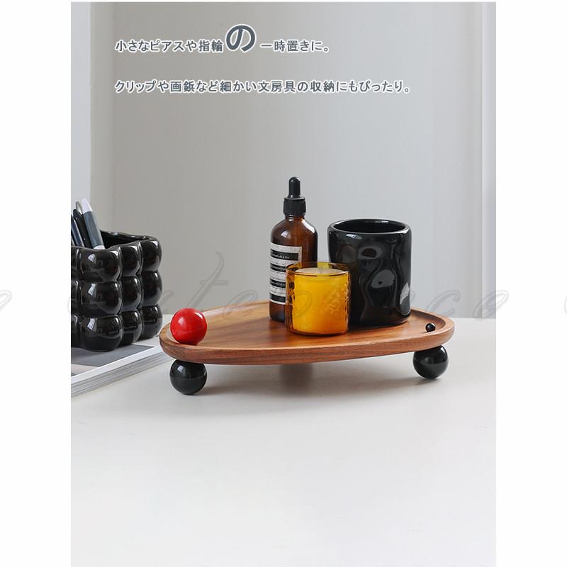トレー 木製 セラミック アクセサリートレー 小物入れ 小物トレイ 鍵