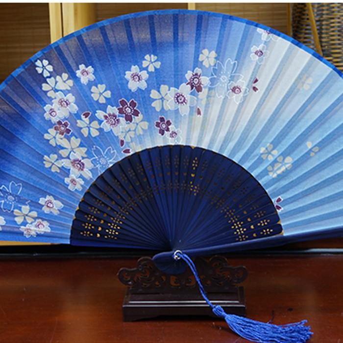 扇子 せんす レディース シルク風 花柄 高級 竹製 布 猛暑対策 着物 浴衣 女性用 携帯用 プレゼント 花火大会 お祭り 観賞用 小さい おしゃれ 送料無料 |  | 08