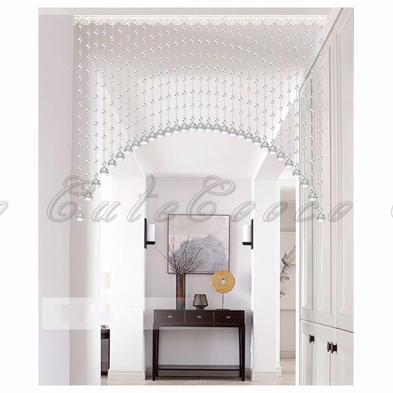 珠のれん ビーズカーテン 21本 クリスタル ビーズチェーン キラキラ