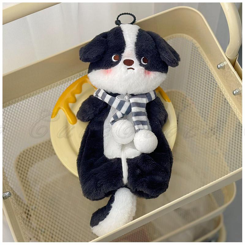 ぬいぐるみ ペンケース 犬 動物 ふわふわ 可愛いワンちゃん アニマル