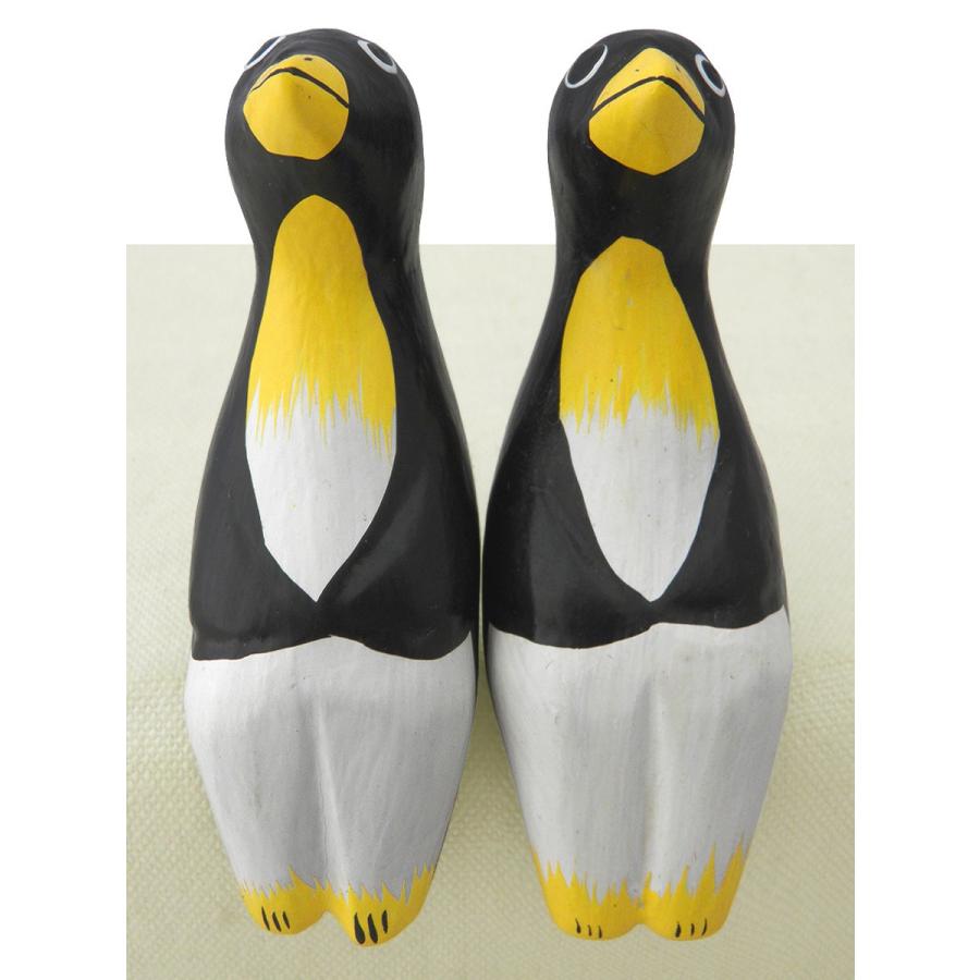 ペンギン 置物 木彫り お座り ペア 2個セット ウェディング ギフト 引越し 新居 新築 祝い 記念品 可愛い バリ島 アジア雑貨 アクセサリーと雑貨キュートマニア 通販 Yahoo ショッピング