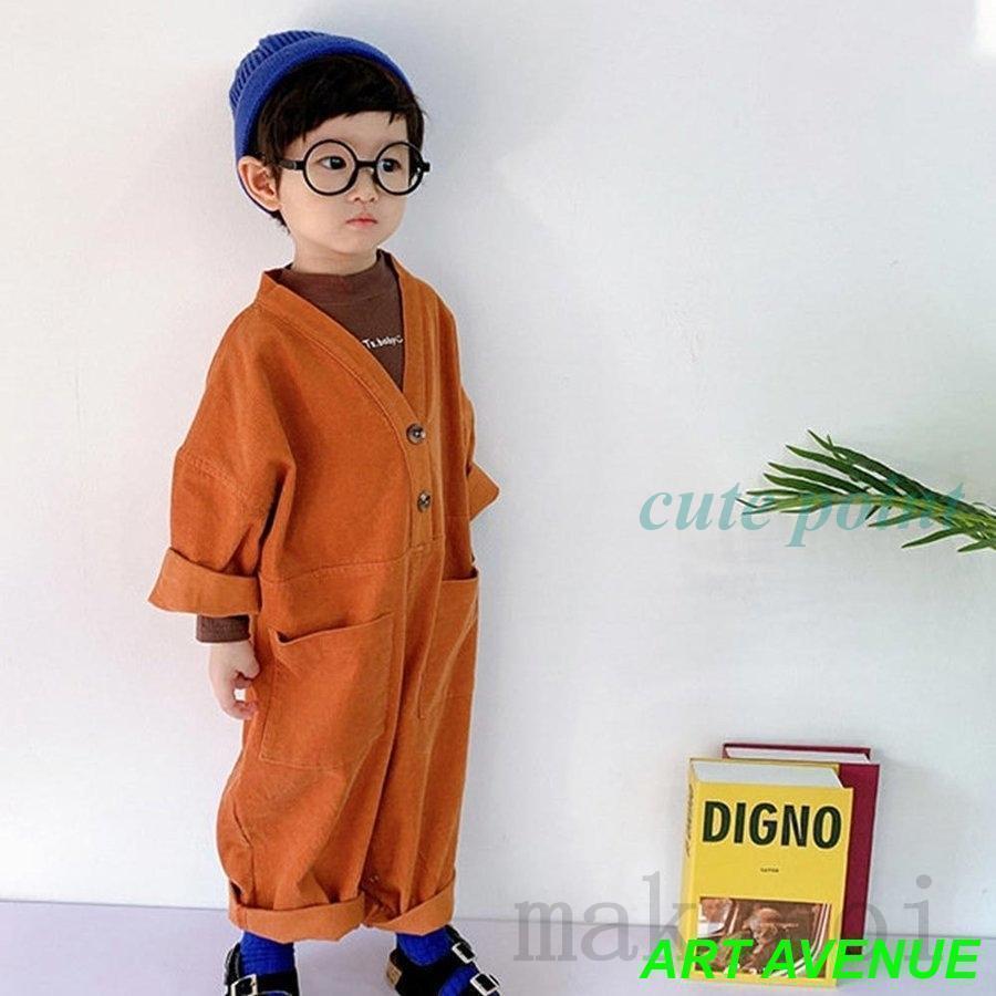 ジャンプスーツ オールインワン つなぎ服 80 90 100 110 120 cm