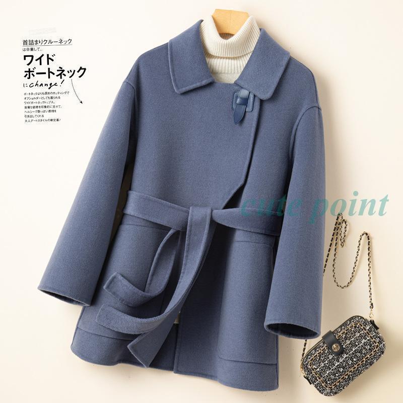 ステンカラージャケット レディースジャケット ウールコート 長袖