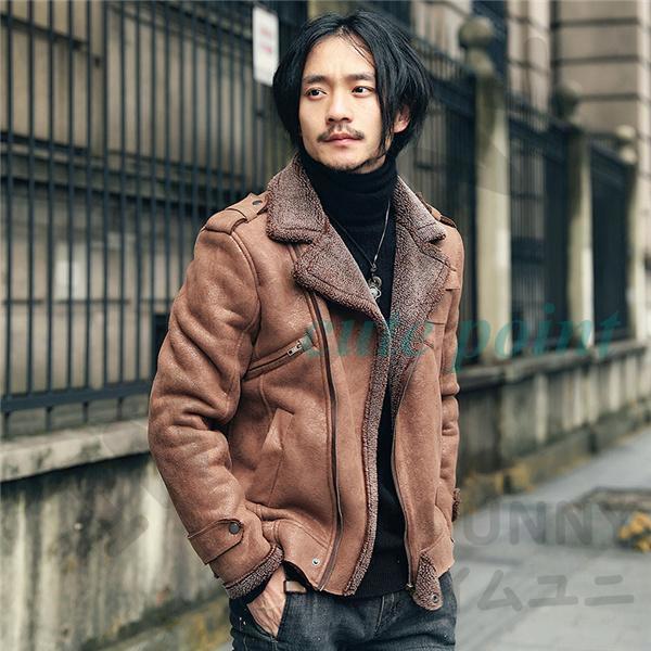 ヤフージャケットXL 茶　リアルムートン　リアルファー ジュエルチェンジズ Jewel Changes アローズ フェイクムートン コート