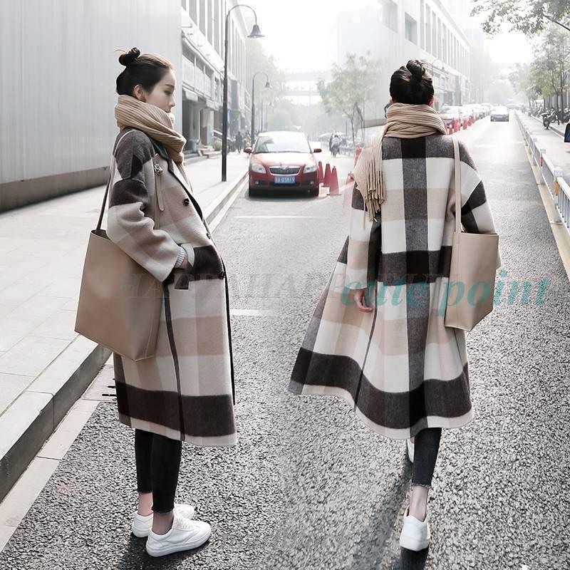 あり チェックコート ロングコート チェスター コート アウター ジャケット レディース 秋 冬 10代 20代 30代 40代 チェック柄 かわいい おしゃれ 個性的 あり チェックコート ロングコート チェスター コート アウター