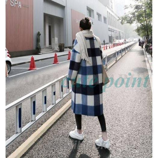 あり チェックコート ロングコート チェスター コート アウター ジャケット レディース 秋 冬 10代 20代 30代 40代 チェック柄 かわいい おしゃれ 個性的 あり チェックコート ロングコート チェスター コート アウター