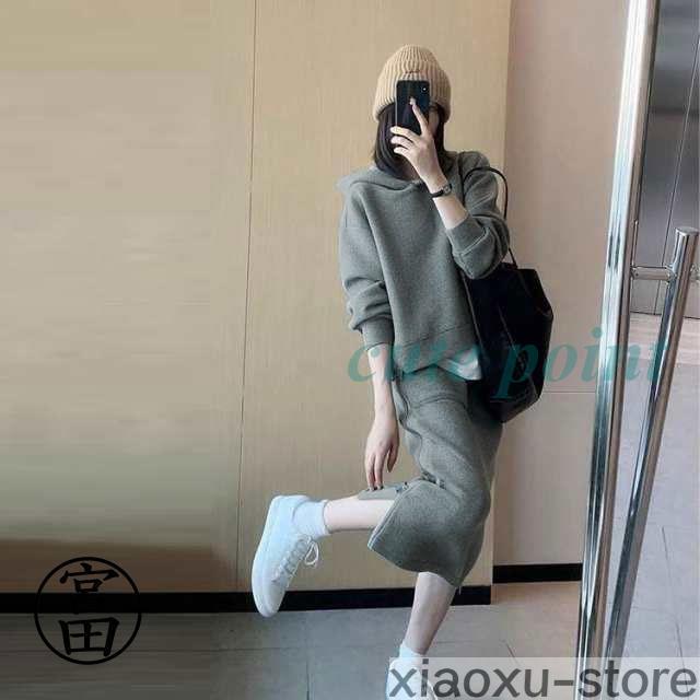上下セット スウェット セットアップ レディース 秋冬 長袖 トップス