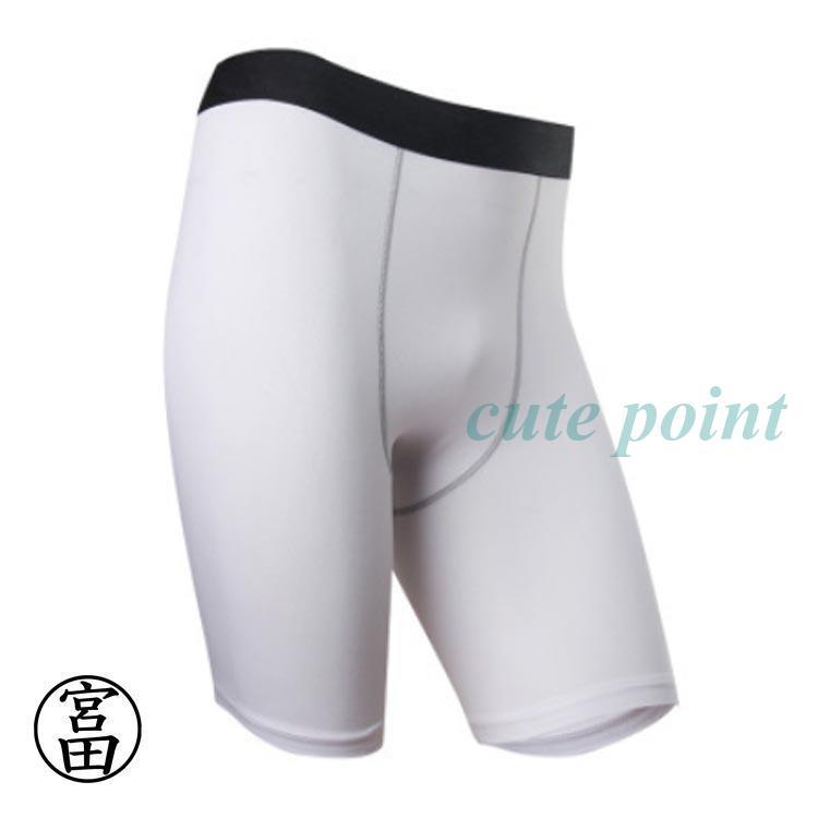 ロングボクサーパンツ ボクサーパンツ タイツ 黒 【3枚セット】 対策 パンツ 股擦れ ボクサーブリーフ ブラック ロング 速乾 ハーフパンツ ストレ | ブランド登録なし | 03