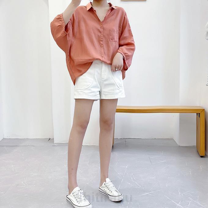 麻 リヨセル ローン ブラウス レディース春 夏涼しげ ゆったり