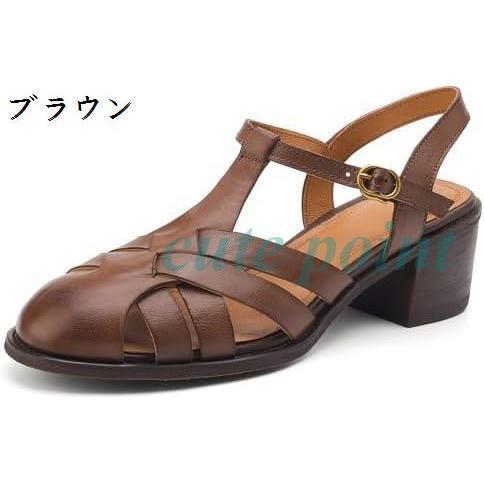 レディース グルカサンダル 羊革 編み込み ビジネスサンダル ストラップサンダル 太ヒール グラディエーターサンダル カメサンダル 夏 レディース グルカサンダル 羊革 編み込み ビジネスサンダル