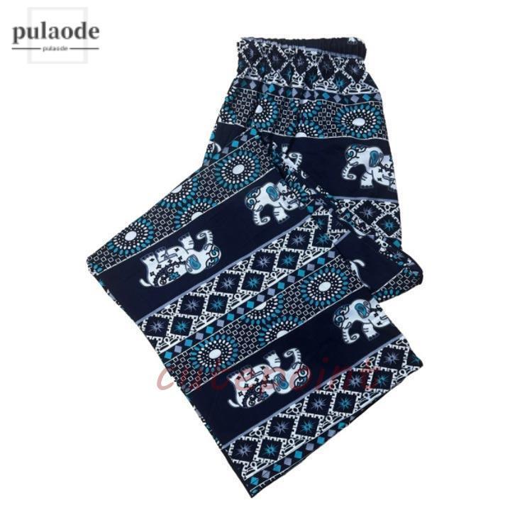 メンズ ぞう 大きいサイズ 象 タイパンツ エスニック ゾウ 部屋着