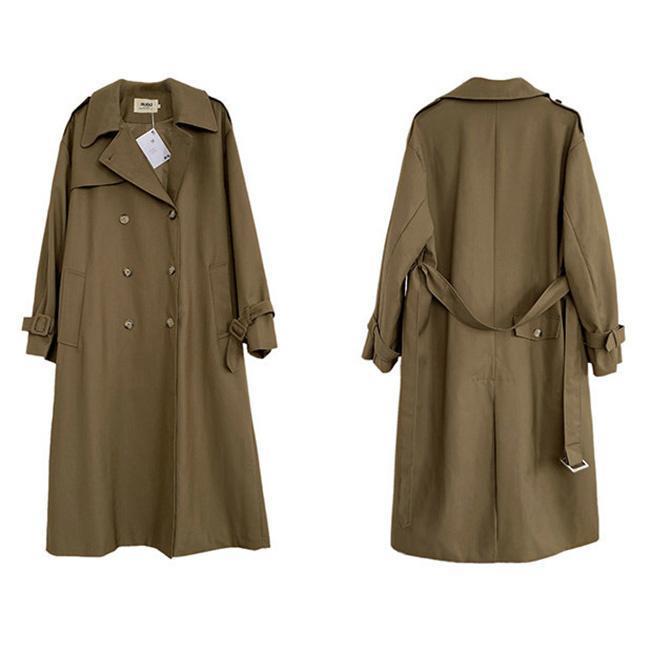HYKE◇トレンチコート/1/コットン/BEG/164-17005 【ブランド古着】HYKE