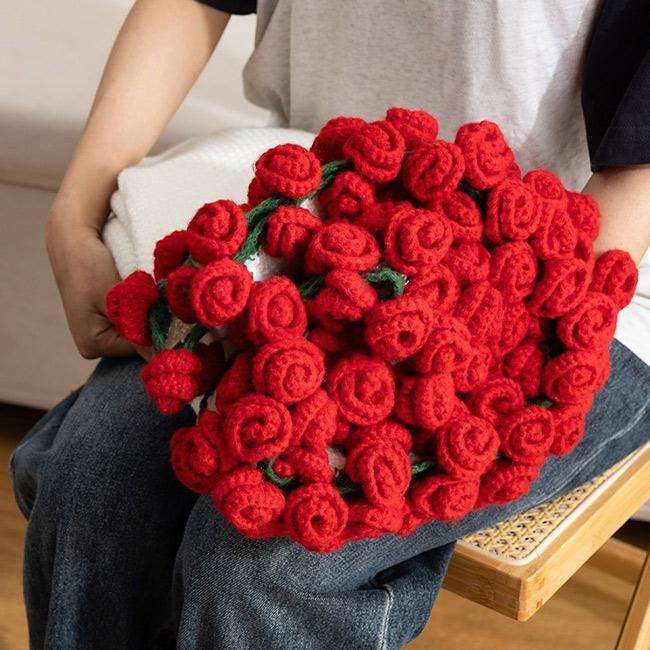 ブランケット 花束 毛布 ニットフラワー ブーケブランケット ギフト