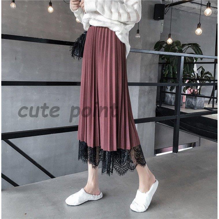 スカート ロング 秋冬 フレアスカートプリーツスカート スカート ロング 秋冬 フレアスカートプリーツスカート