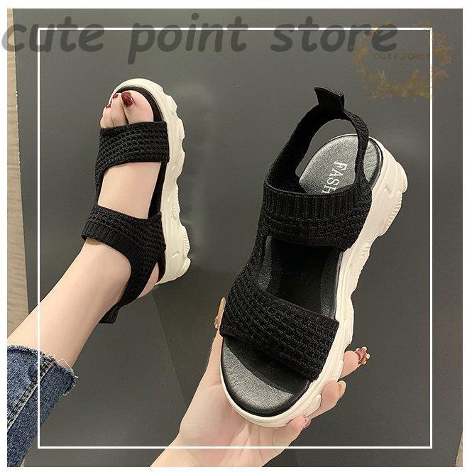 サンダル セール 厚底 レディース メッシュ 脱ぎやすい