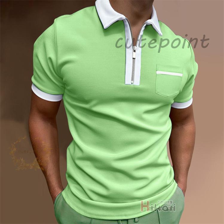 Malbon マルボン メンズ ハーフジップシャツ Tシャツ 半袖 トップス JIGGYS SHOP（ジギーズショップ） Tシャツ メンズ トップス カットソー