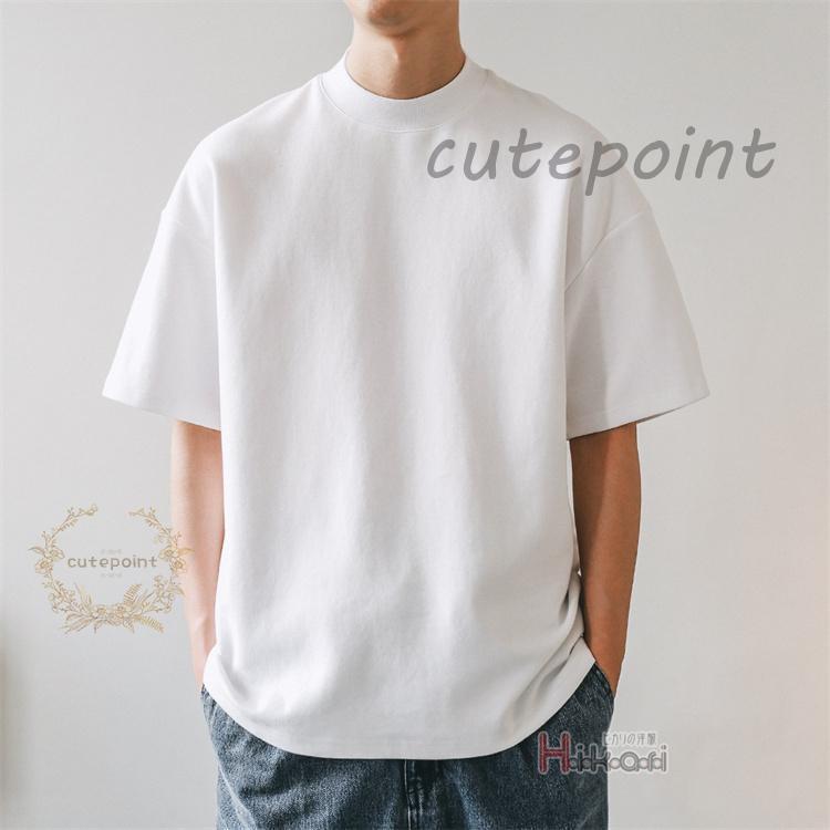 Tシャツ カットソー メンズ 綿100% ハイネックtシャツ モック Tシャツ カットソー メンズ 綿100% ハイネックtシャツ モック