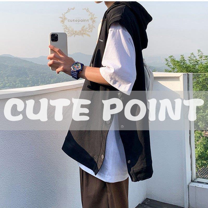 タンクトップ パーカー メンズ シンプル ノースリーブ フード付き Tシャツ 夏用 かっこいい トップス アウター ファッション スポーツ 運動 おしゃれ | ブランド登録なし | 08